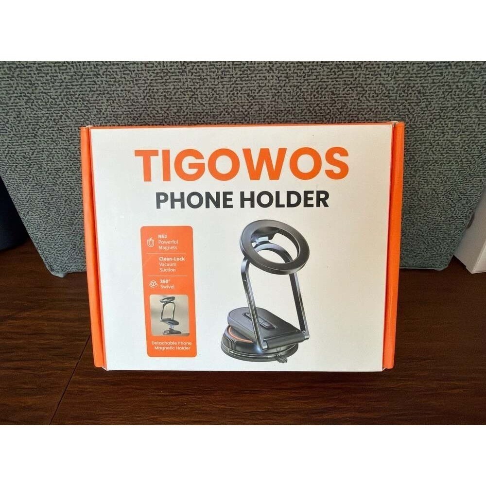Tigowos 2-in-1 MagSafe Magnetic‎ Phone Holder Car Mount & Detachable Desk Stand